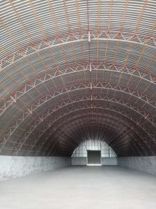 Арковий каркасний ангар