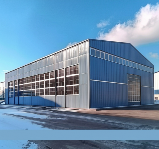 Будівництво ангарів та складів