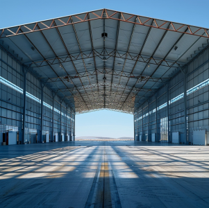 Будівництво ангарів та складів