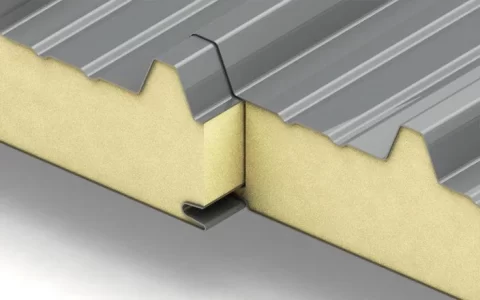 Купити Дахові сендвіч-панелі з наповнювачем пінополіізоціанурат (PIR)